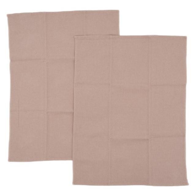 комплект полотенец кухонных ваф. TODELIA 50х70см 2шт темно-бежевый, арт. MT-13A