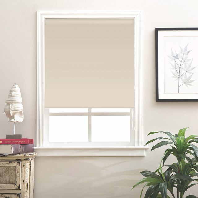 штора рулонная GARDEN Stars светопроницаемая 40x170см темно-бежевая, арт.W1985040x170V707